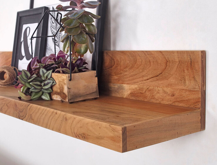 Wandboard 80 cm Akazie