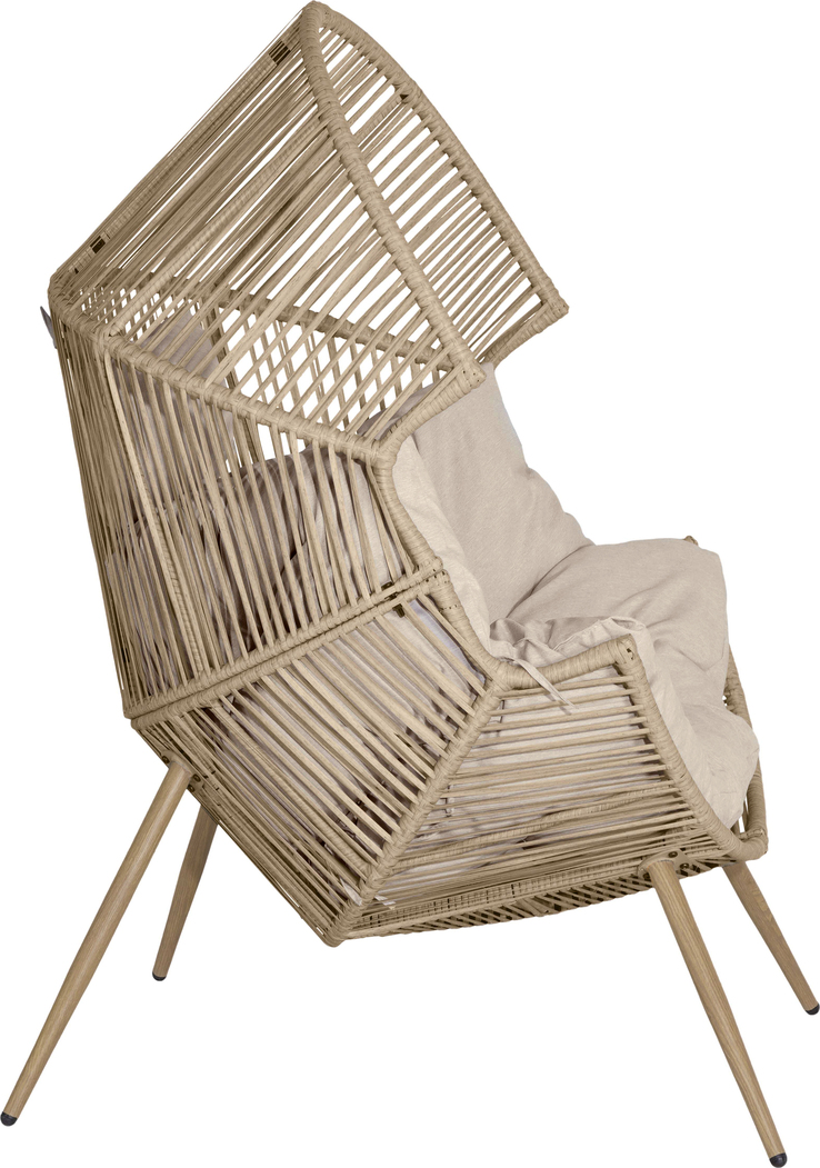 Garten FLAIR Garten Loungesessel DHAN naturfarbig