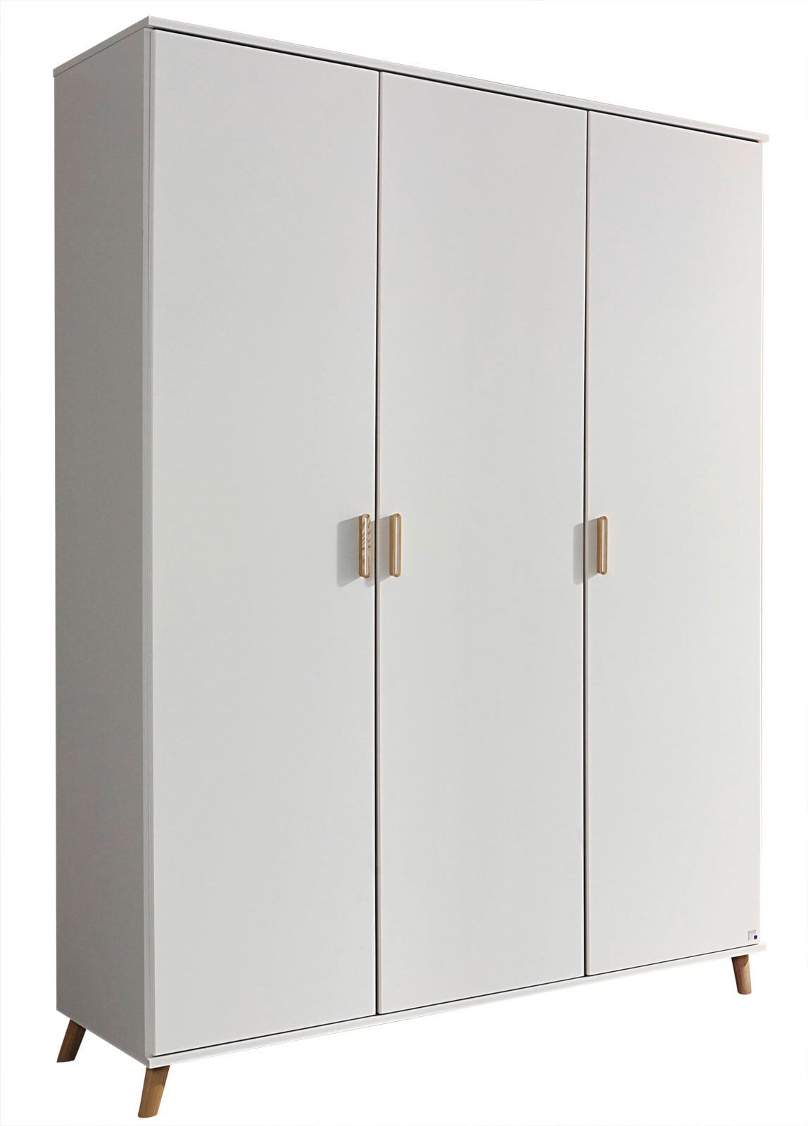 Kleiderschrank FALUN 137 x 203 cm Alpinweiß NB