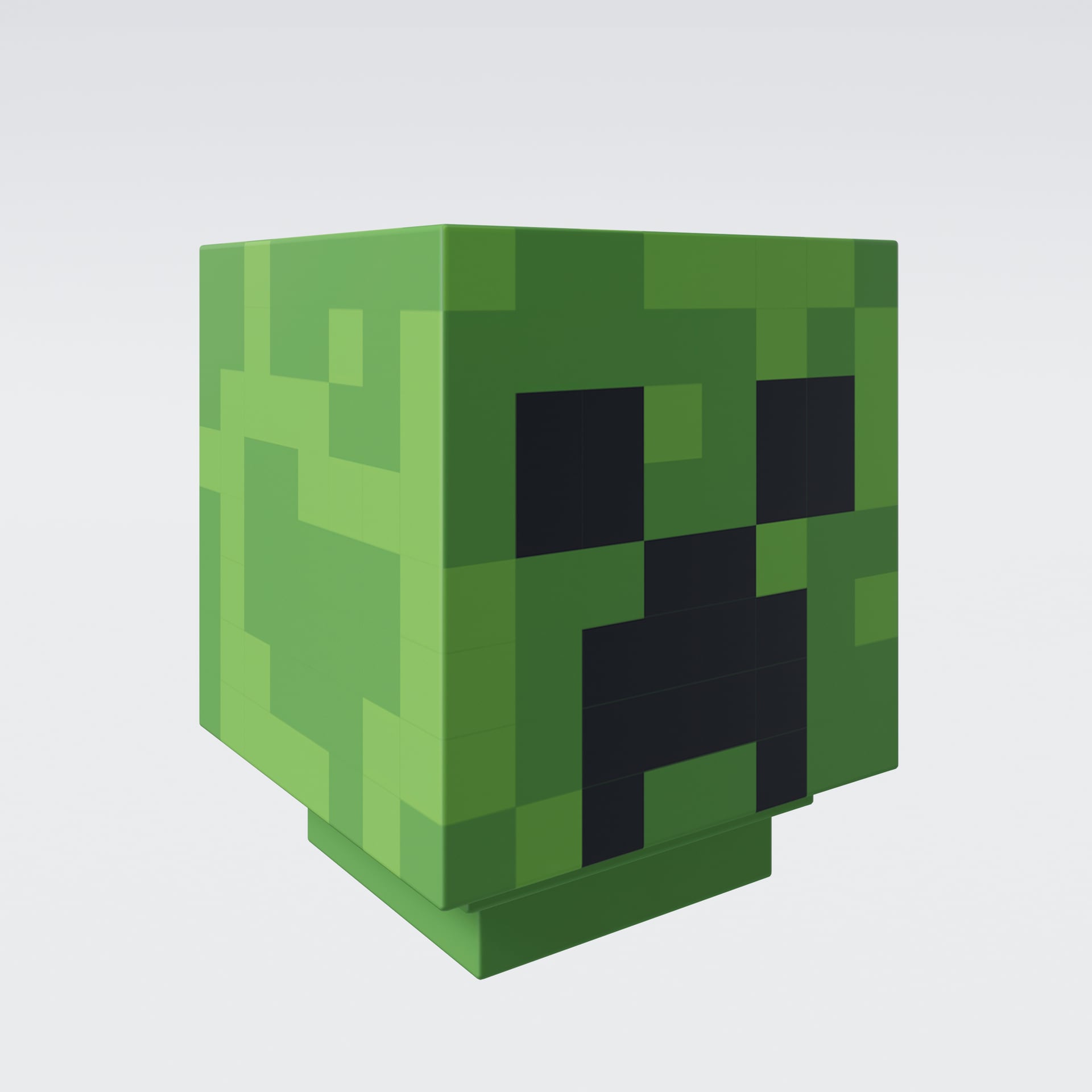 Akku LED Dekoleuchte Creeper MINECRAFT grün