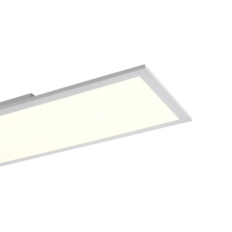 JUST LIGHT LED Deckenlampe FLAT 25 x 100 cm weiß
