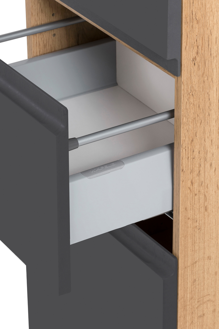 Bad-Hochschrank GENT grau