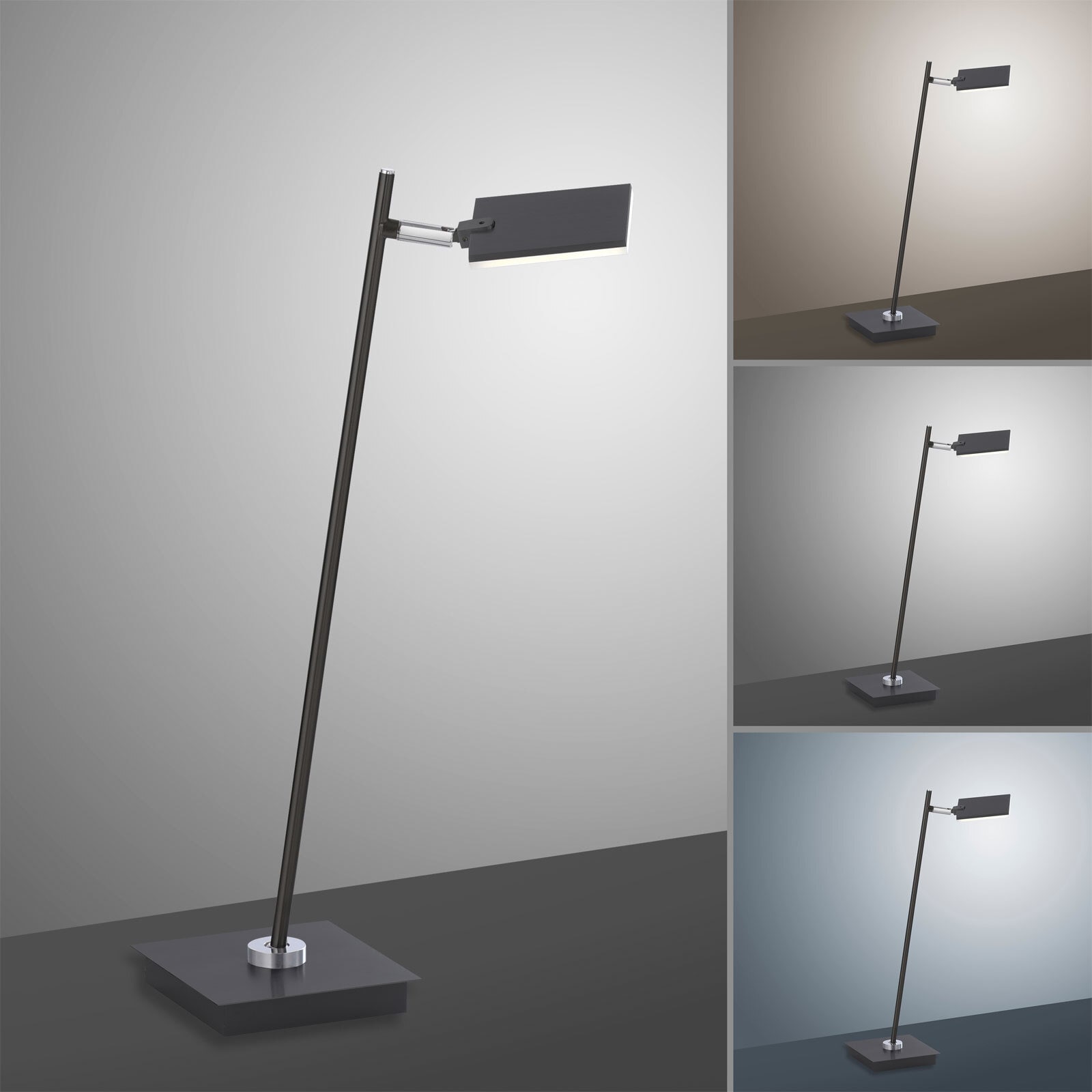 Paul Neuhaus LED Tischlampe PURE-MIRA schwarz