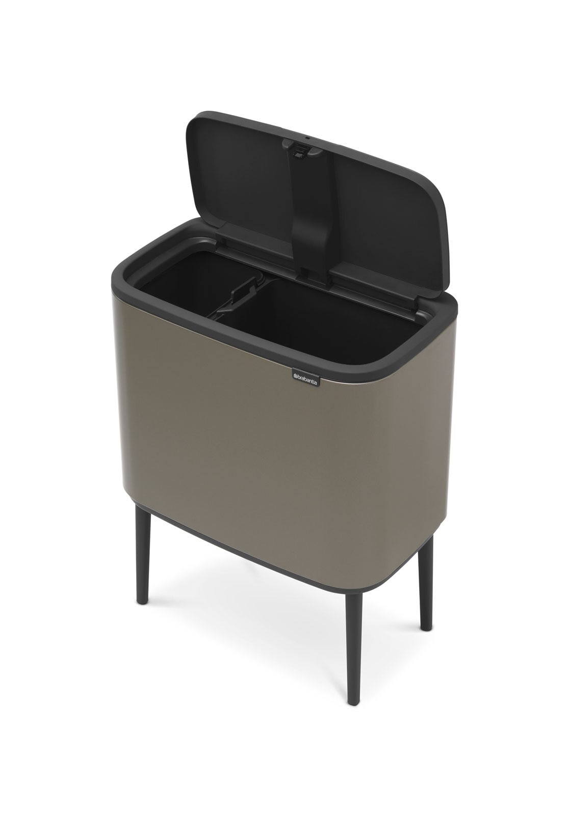 brabantia Mülleimer BO TOUCH BIN 11 + 23 Liter platinum