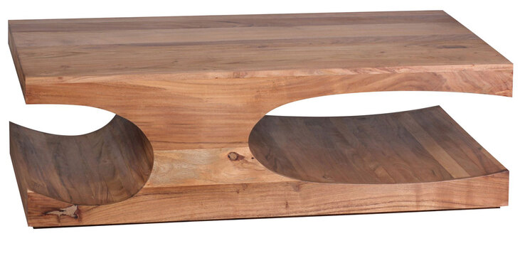 Couchtisch 118 x 70 cm Akazie