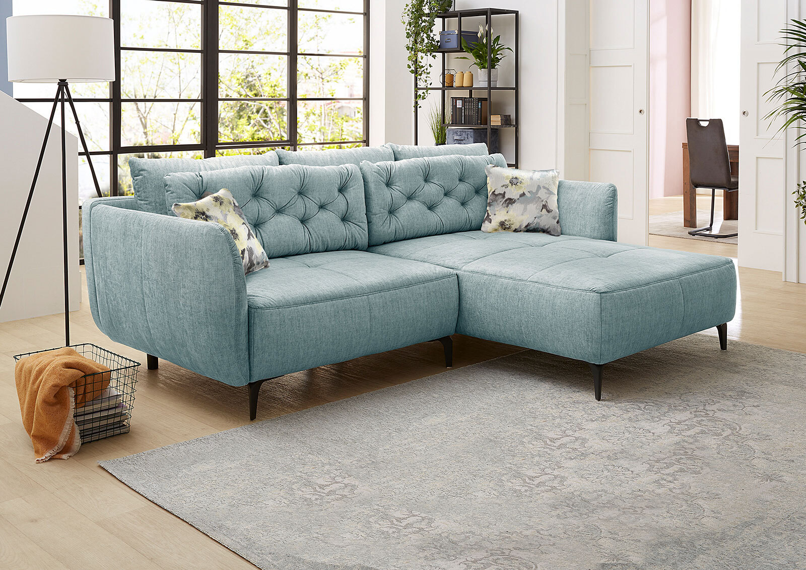 Ecksofa CHASE blau