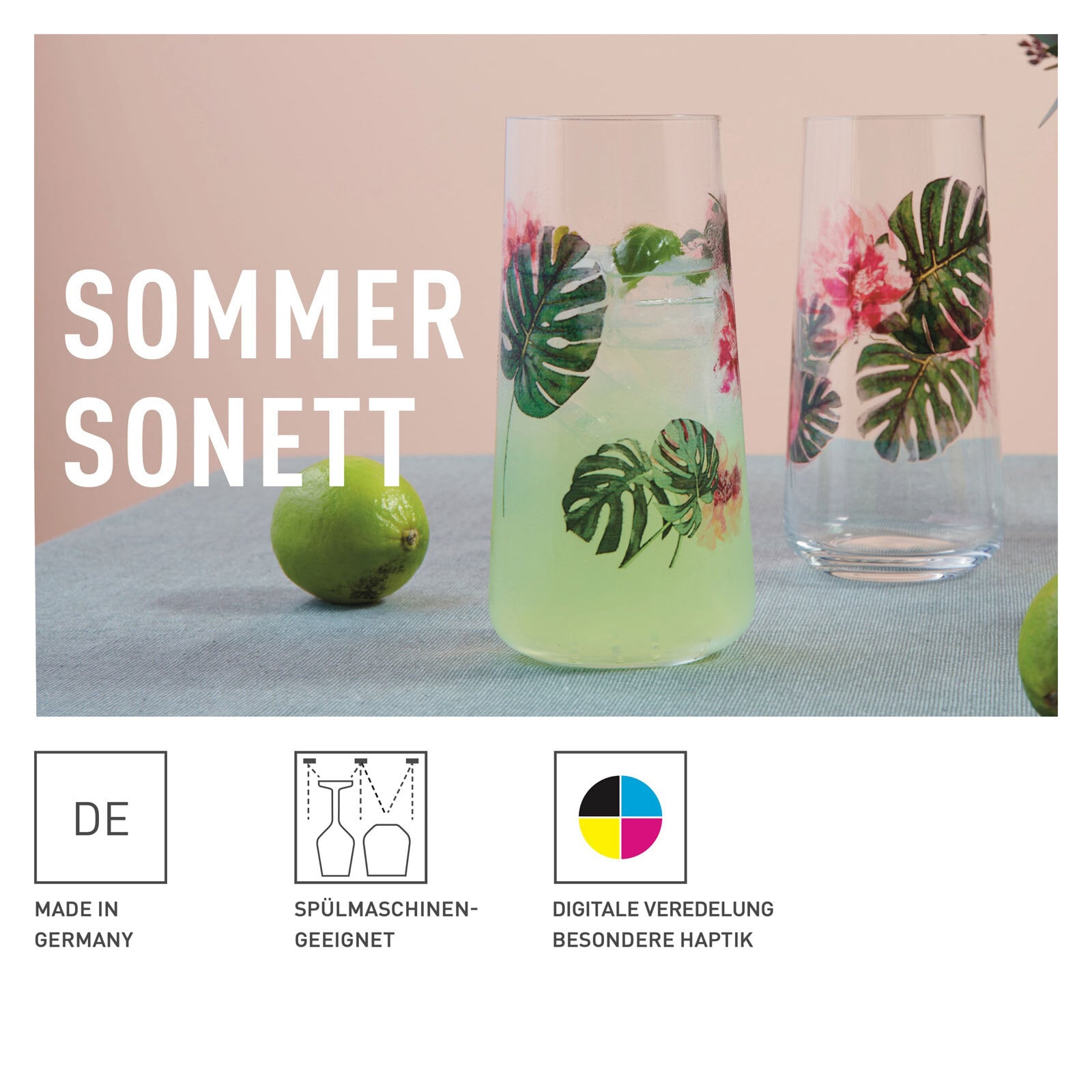 RITZENHOFF Trinkglas SOMMERSONETT 2er Set