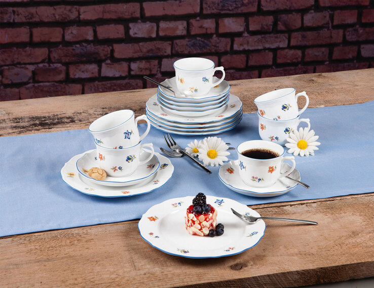Seltmann Weiden Kaffeetasse SONATE NOSTALGIE weiß