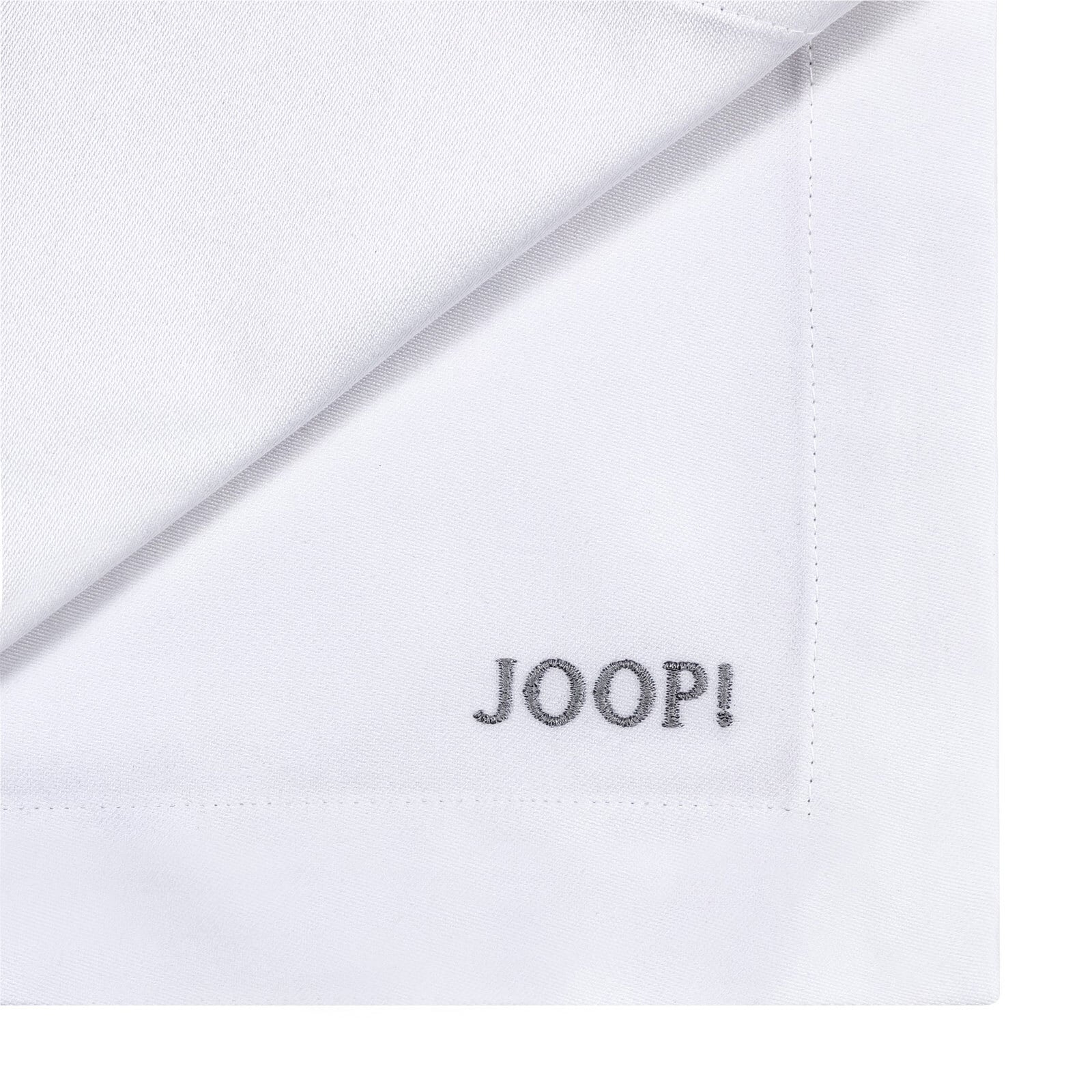 JOOP! Tischläufer STITCH gesticktes Logo silber