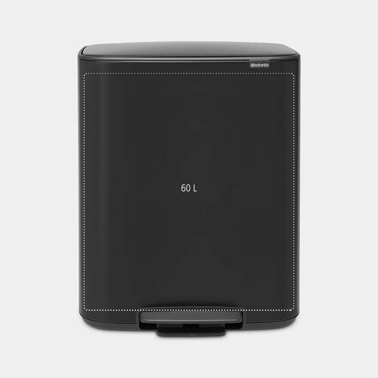 brabantia Treteimer BO 60 Liter matt black