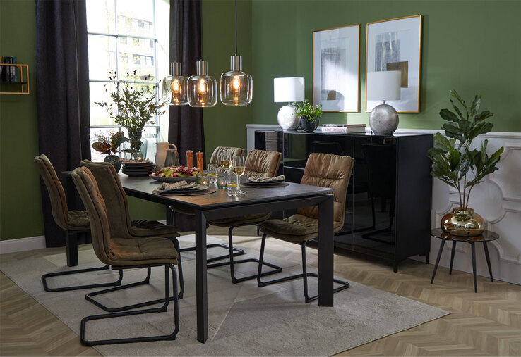 casaNOVA Retrofit Balkenpendel SVENJA 3-flg anthrazit