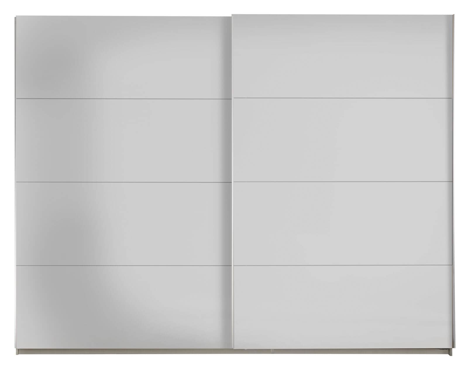 Schwebetürenschrank SEVILLA 270 x 210 cm weiß