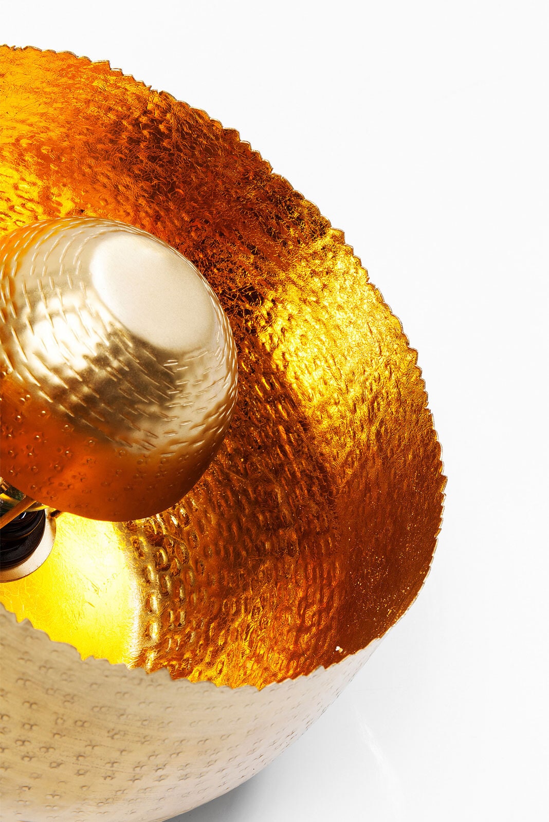 KARE DESIGN Retrofit Tischlampe APOLLON 28 cm goldfarbig