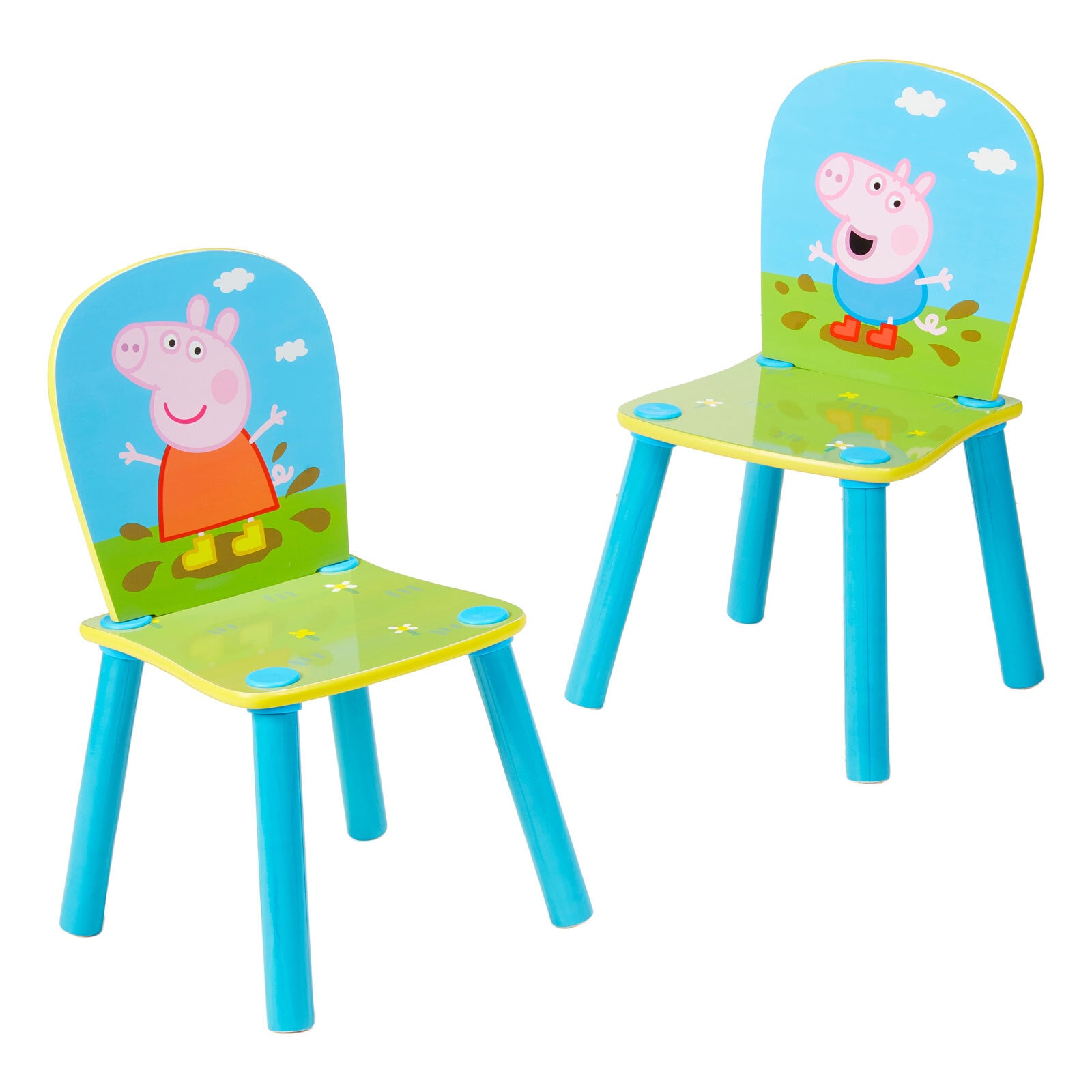 moose Kindersitzgruppe PEPPA PIG 3-teilig blau/ mehrfarbig