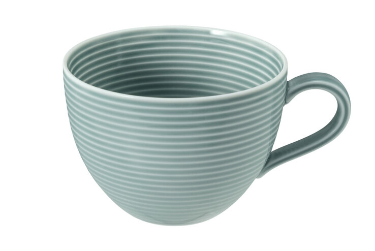 Seltmann Weiden Milchkaffee-Tasse BEAT COLOR GLAZE 6er Set arktisblau