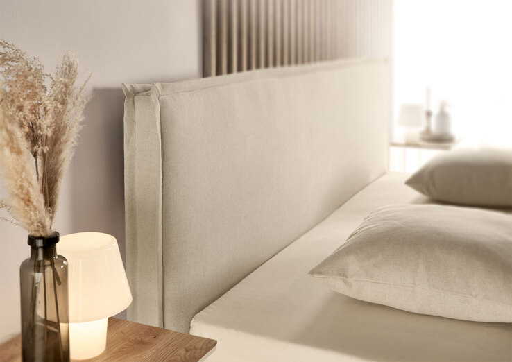 Musterring Polsterbett ELOS 180 x 200 cm cremebeige