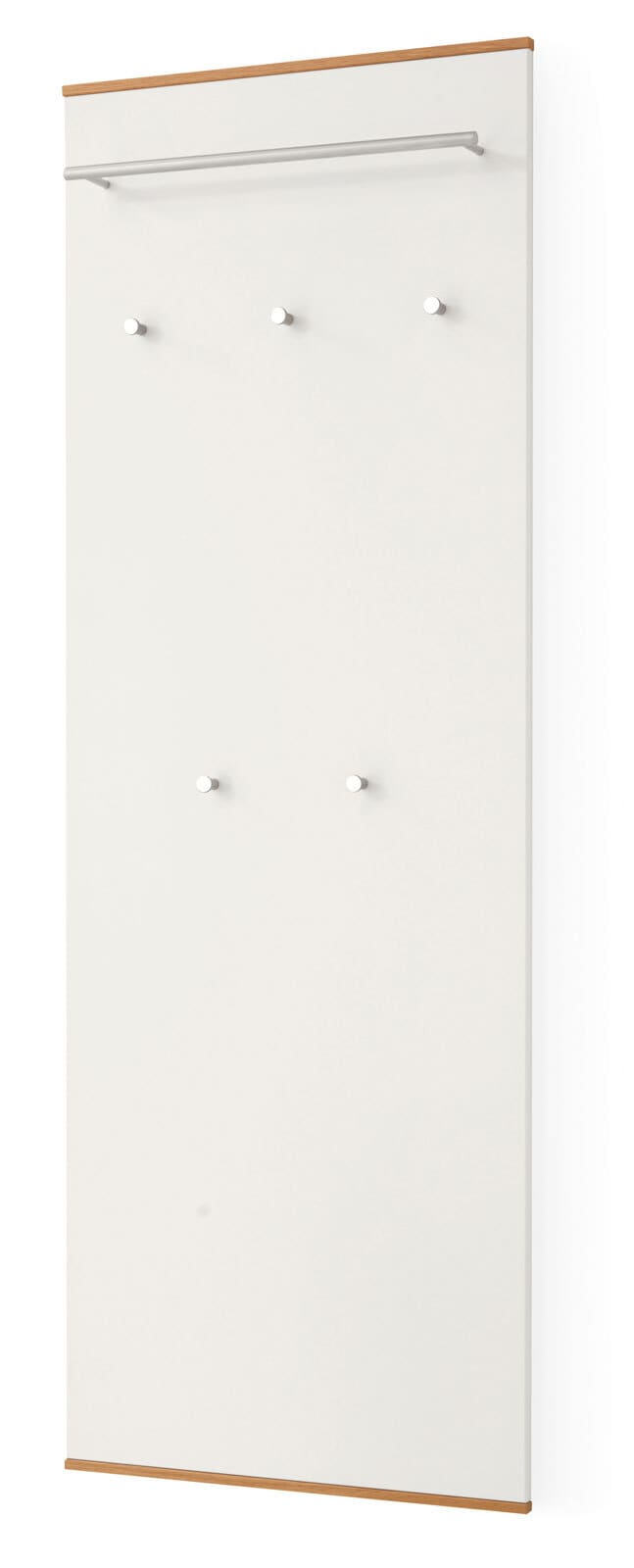 VOSS Garderobenpaneel LOVENO 60 x 170 cm Lack Samt weiß