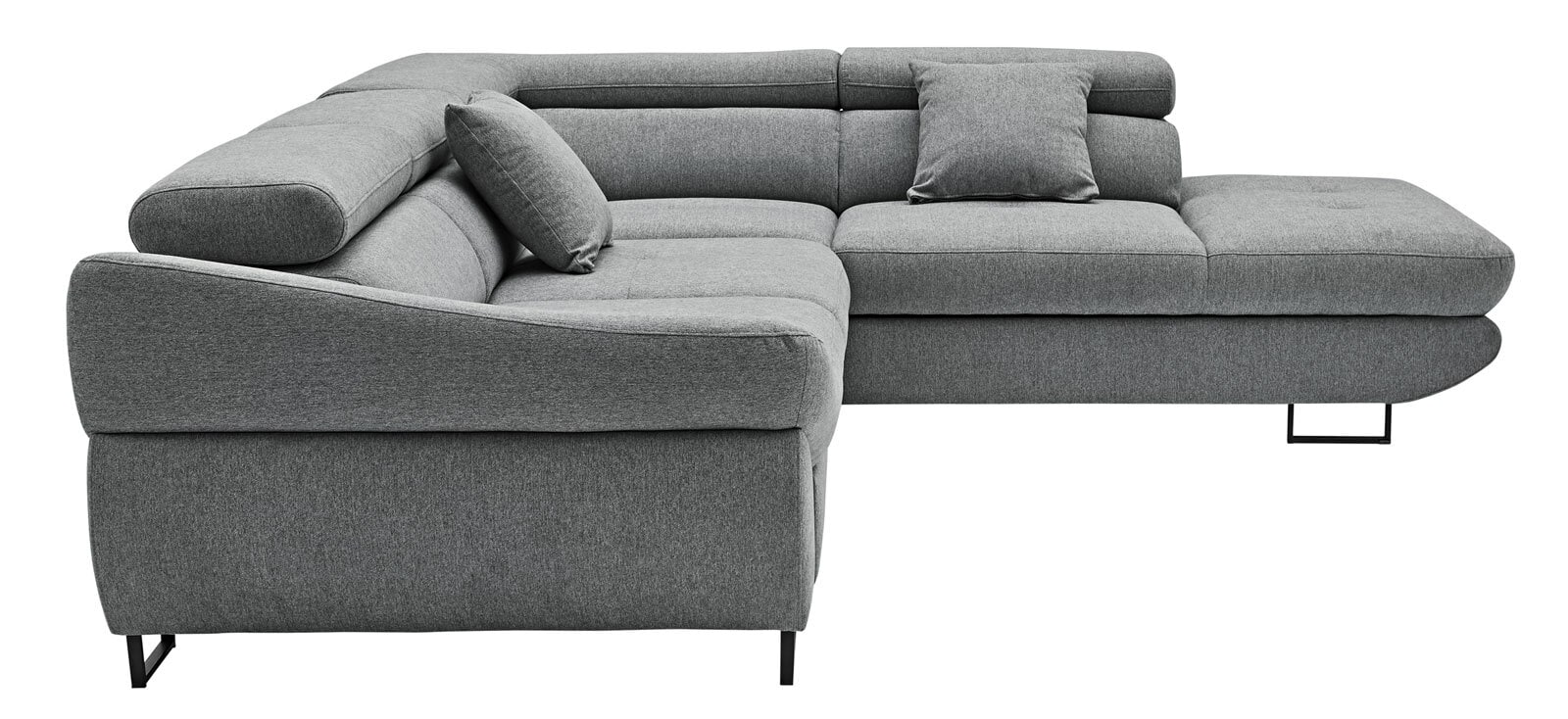 Ecksofa FABIO 280 x 235 cm Primo grau