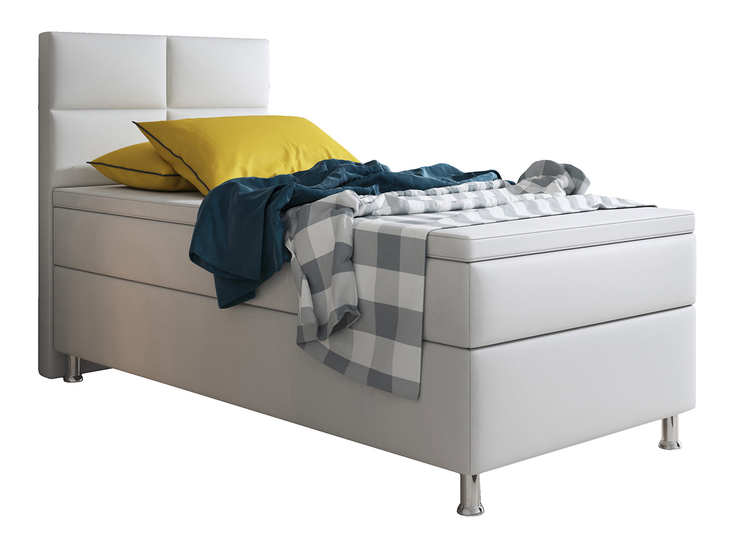 Boxspringbett MIAMI 90 x 200 cm weiß