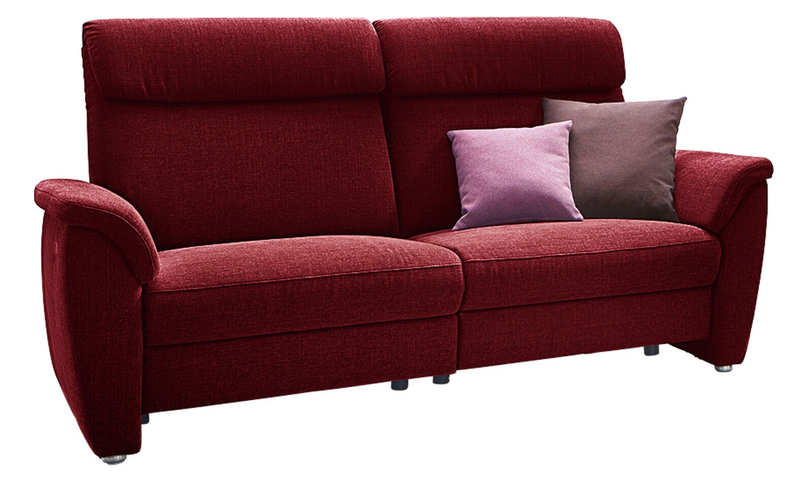 vito Sofa 2-Sitzer VOLLEY 168 x 97 cm Stoffbezug rot