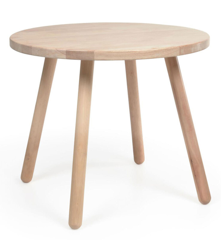 Kave Home Kindertisch DILCIA Natural rund