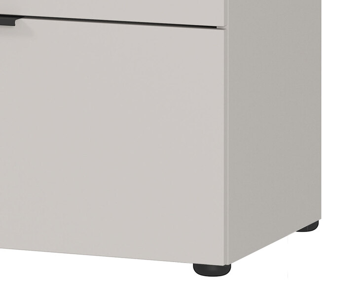 Sideboard MIAMI 151 x 98 cm Kaschmir/ Nussbaum
