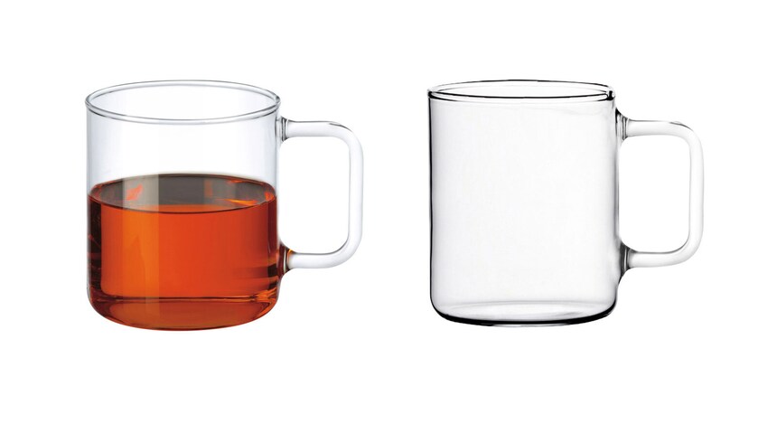 BOHEMIA SELECTION Tee- / Kaffeeglas TEA AND COFFEE 2er Set - je 300 ml Glas