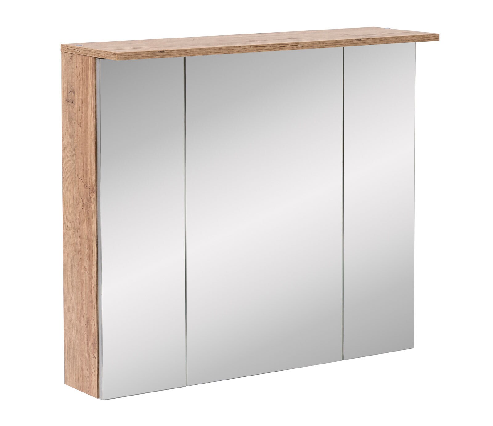 Spiegelschrank NORA 80,5 x 72,3 cm Eiche Landhaus