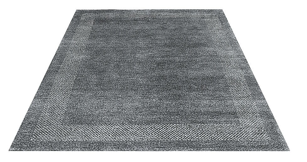 Gabbeh-Teppich CASABLANCA 40 x 60 cm grau/schwarz