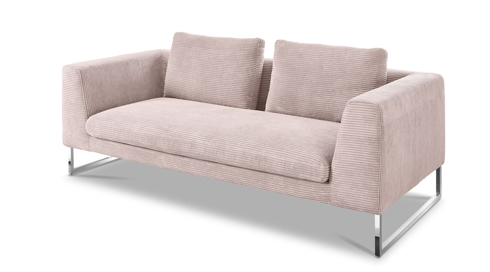 Ole Gunderson Sofa 3-Sitzer CASA 230 cm Cord rosa