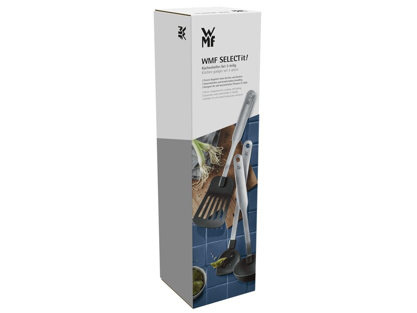 WMF Küchenhelfer-Set SELECTIT 3-teilig silberfarbig/ schwarz