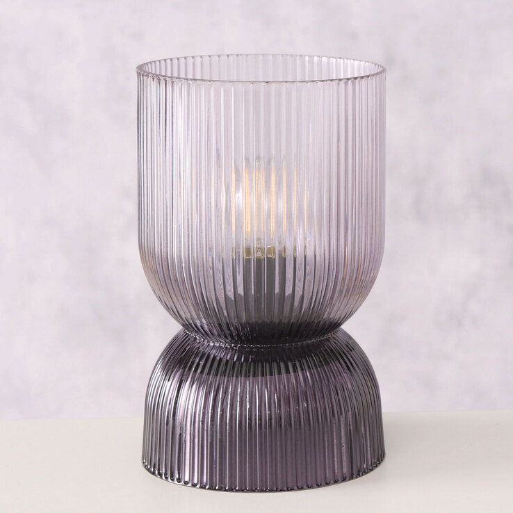 LED Dekolampe FIZA 19 cm grau