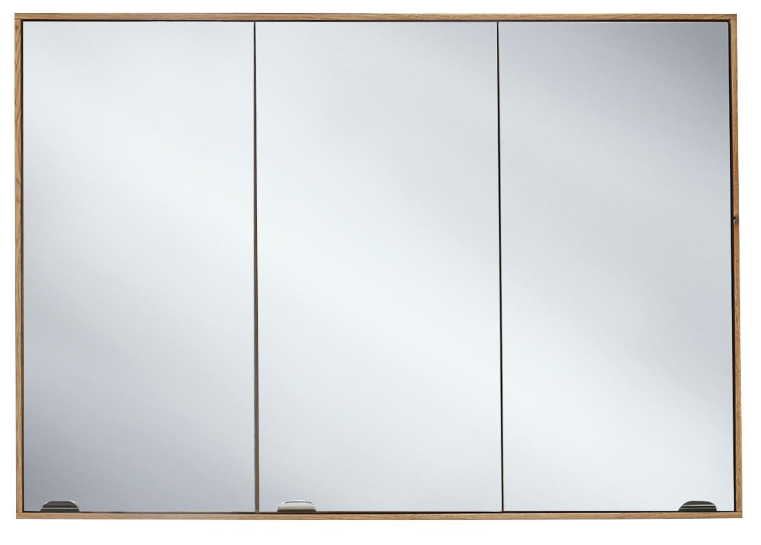 vito Spiegelschrank LAMBA 100 x 70 cm Eiche Natur