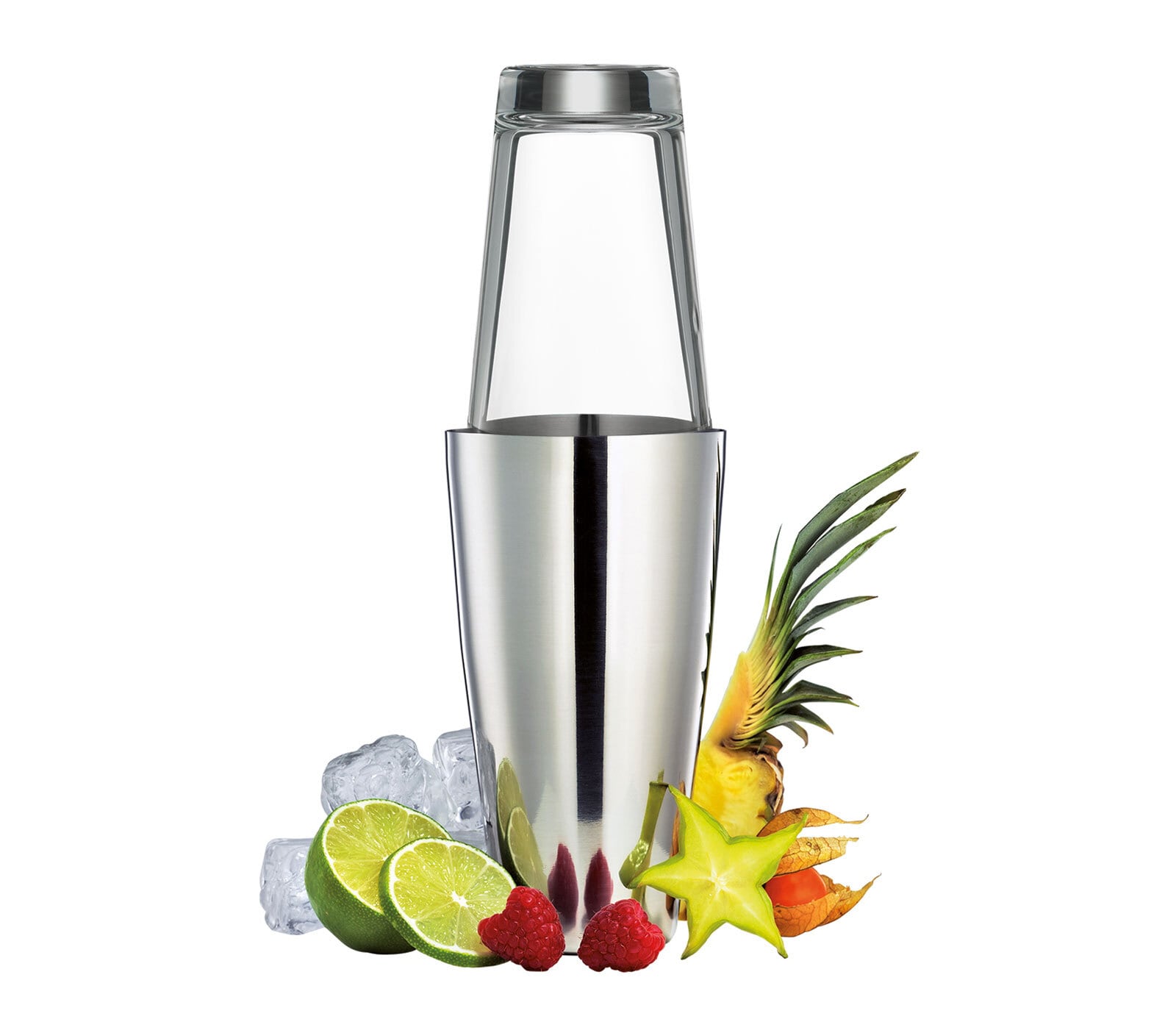 cilio Shaker BOSTON 400 ml Edelstahl/Glas