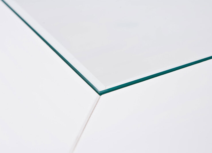 Couchtisch HENRY 75x45x75 cm Massivholz Kiefer weiß