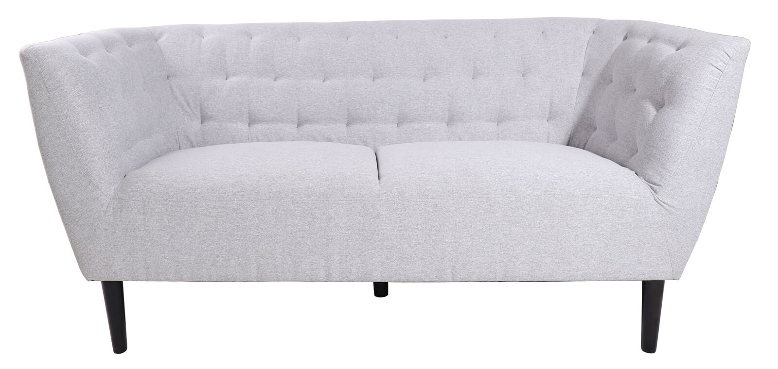 Sofa HORUS 3-Sitzer Leinenbezug grau