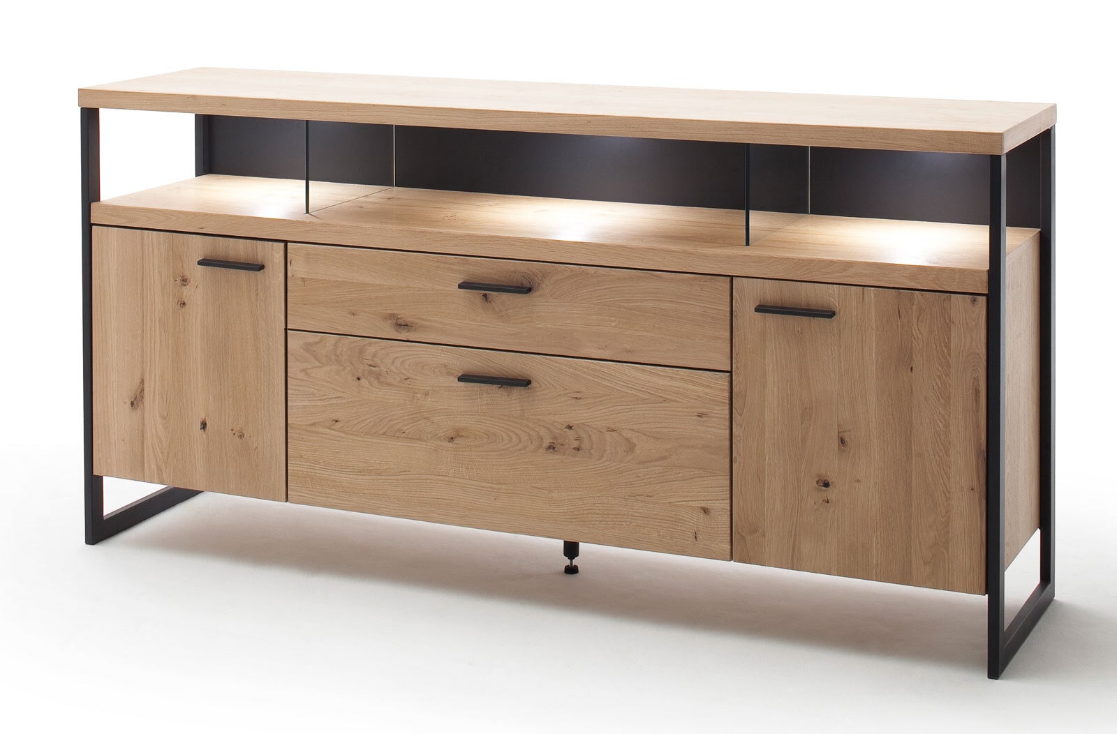 vito Sideboard LANTANA Balkeneiche Bianco /anthrazit