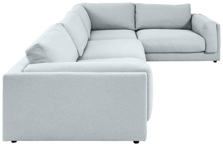 Ole Gunderson Ecksofa-Kombi LASSE II 345 x 252 cm hellgrau