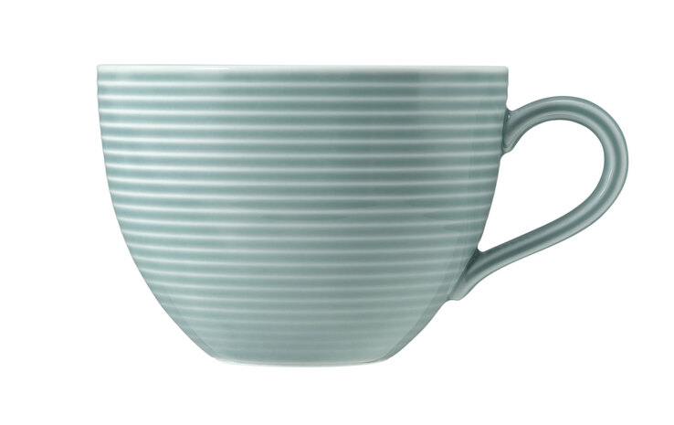 Seltmann Weiden Milchkaffee-Tasse BEAT COLOR GLAZE 6er Set arktisblau
