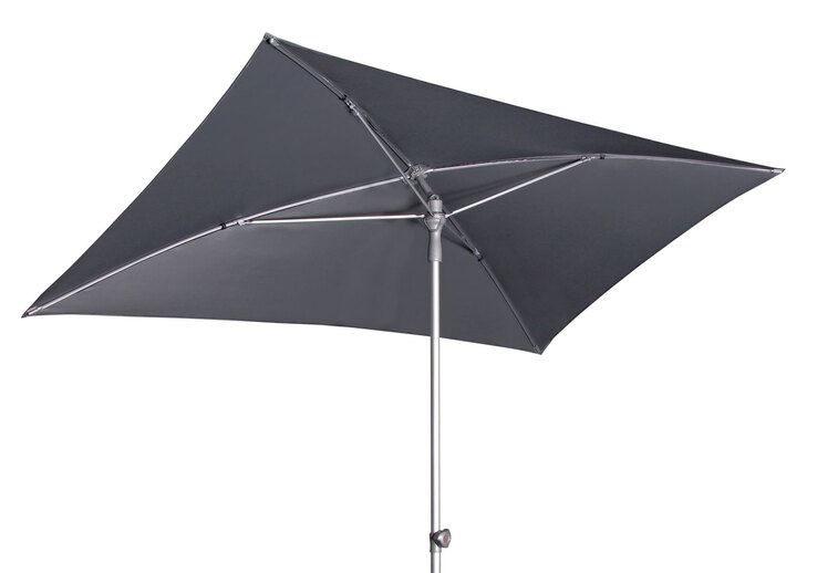 doppler Sonnenschirm ACT NEO 225 x 120 cm silberfarbig /anthrazit