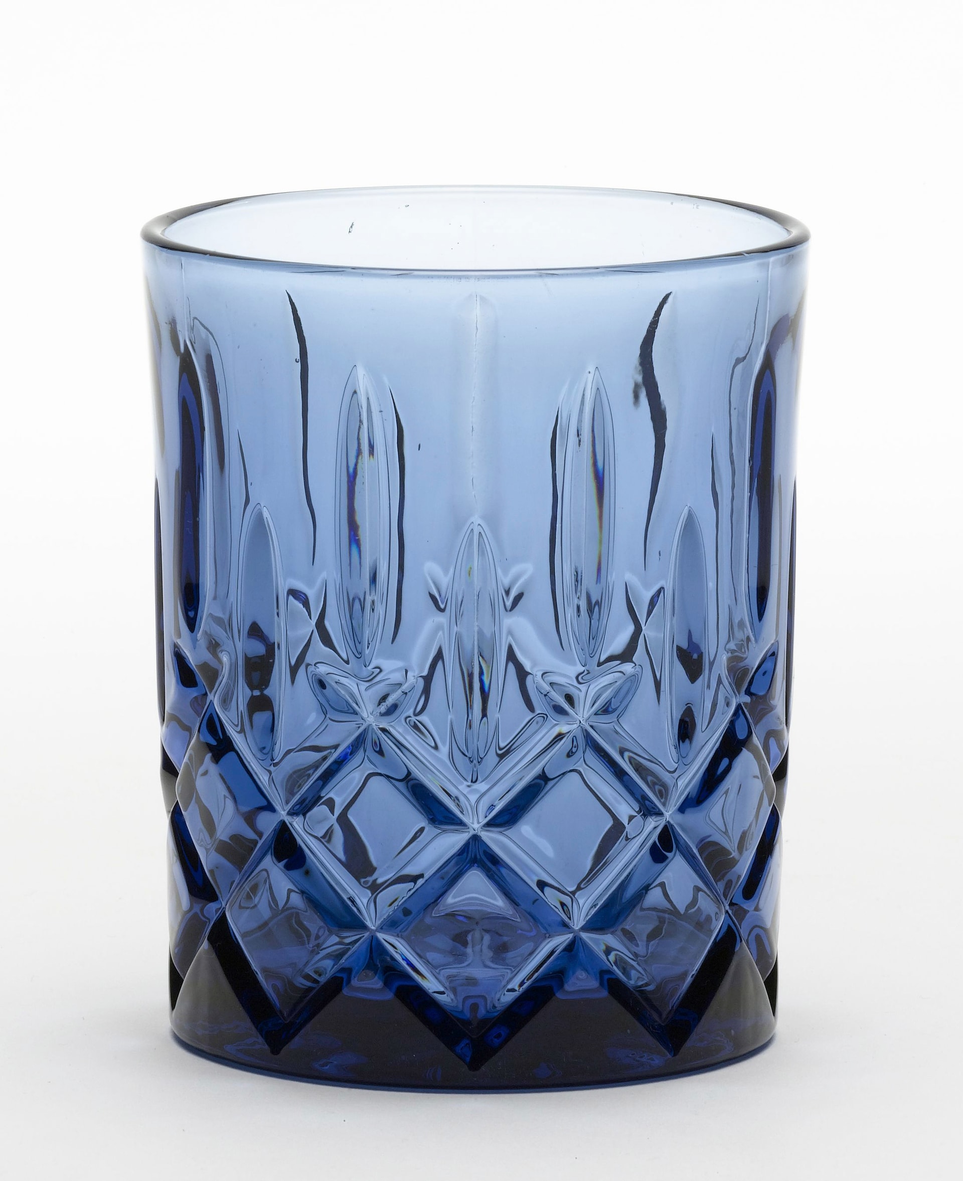 casaNOVA Trinkglas KRISTALL 300 ml blau 9,8 cm
