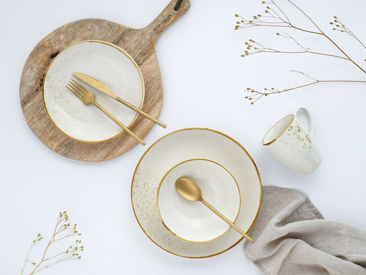 CreaTable Kaffeebecher NATURE COLLECTION Creme