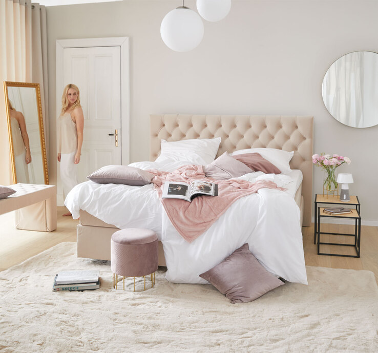 Ole Gunderson Boxspringbett FENTISSIMO TOPMOTION NV beige