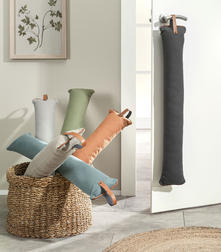 casaNOVA Zugluftstopper BREEZE 15 x 85 cm anthrazit