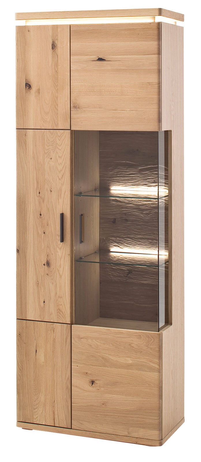 Vitrine BARCELONA 75 cm Balkeneiche bianco