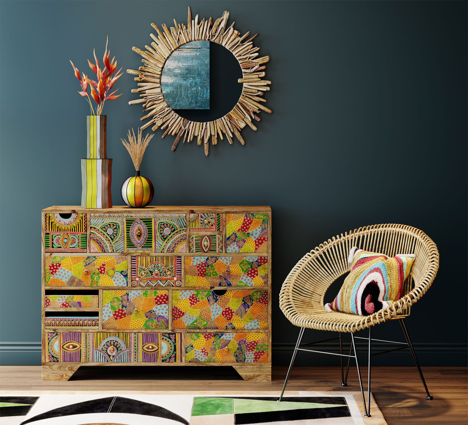 KARE DESIGN Sideboard PARADISE 118 cm massiv mango