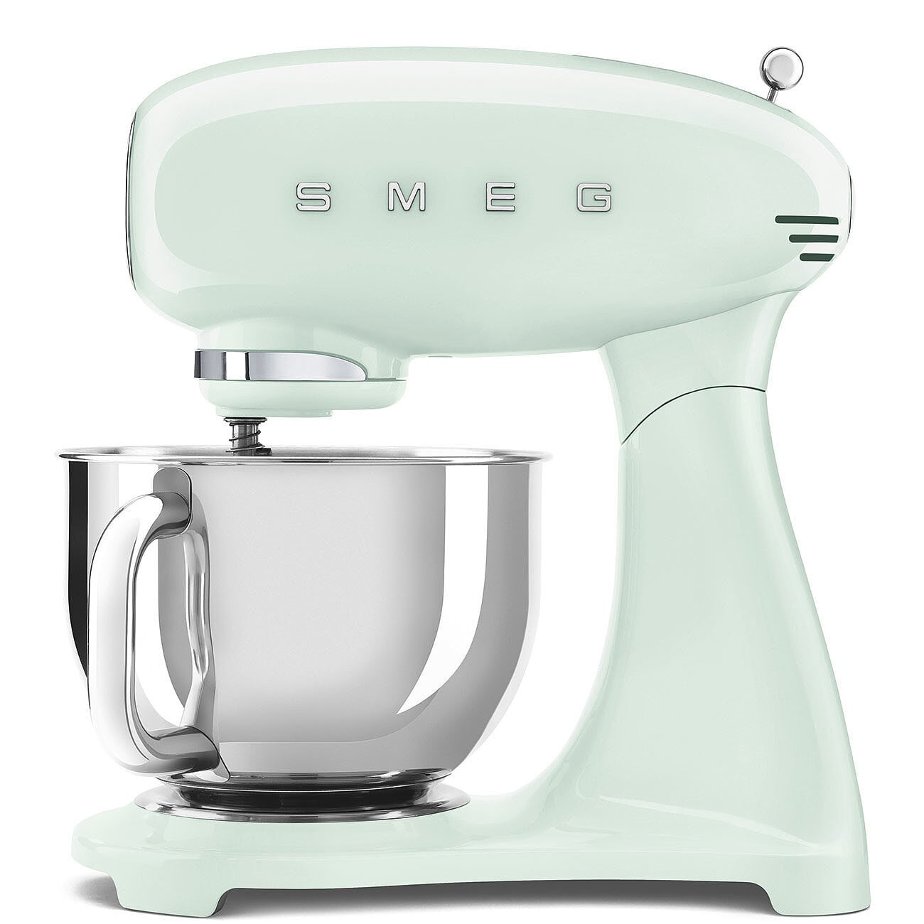SMEG Küchenmaschine Full-Color Pastellgrün/ silberfarbig