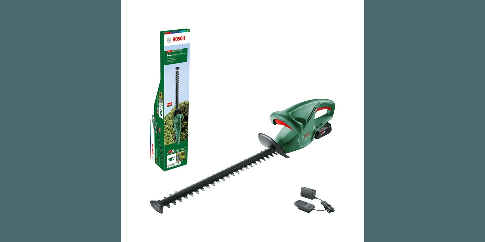 BOSCH Heckenschere EASY HEDGE CUT 18-45 3-teilig