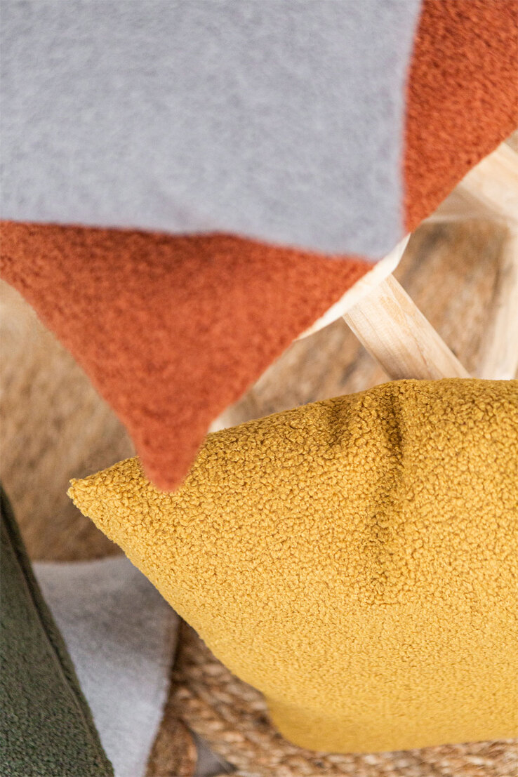 YVE! Decoration Kissenhülle ETHNO STYLE 50 x 50 cm curry/gelb