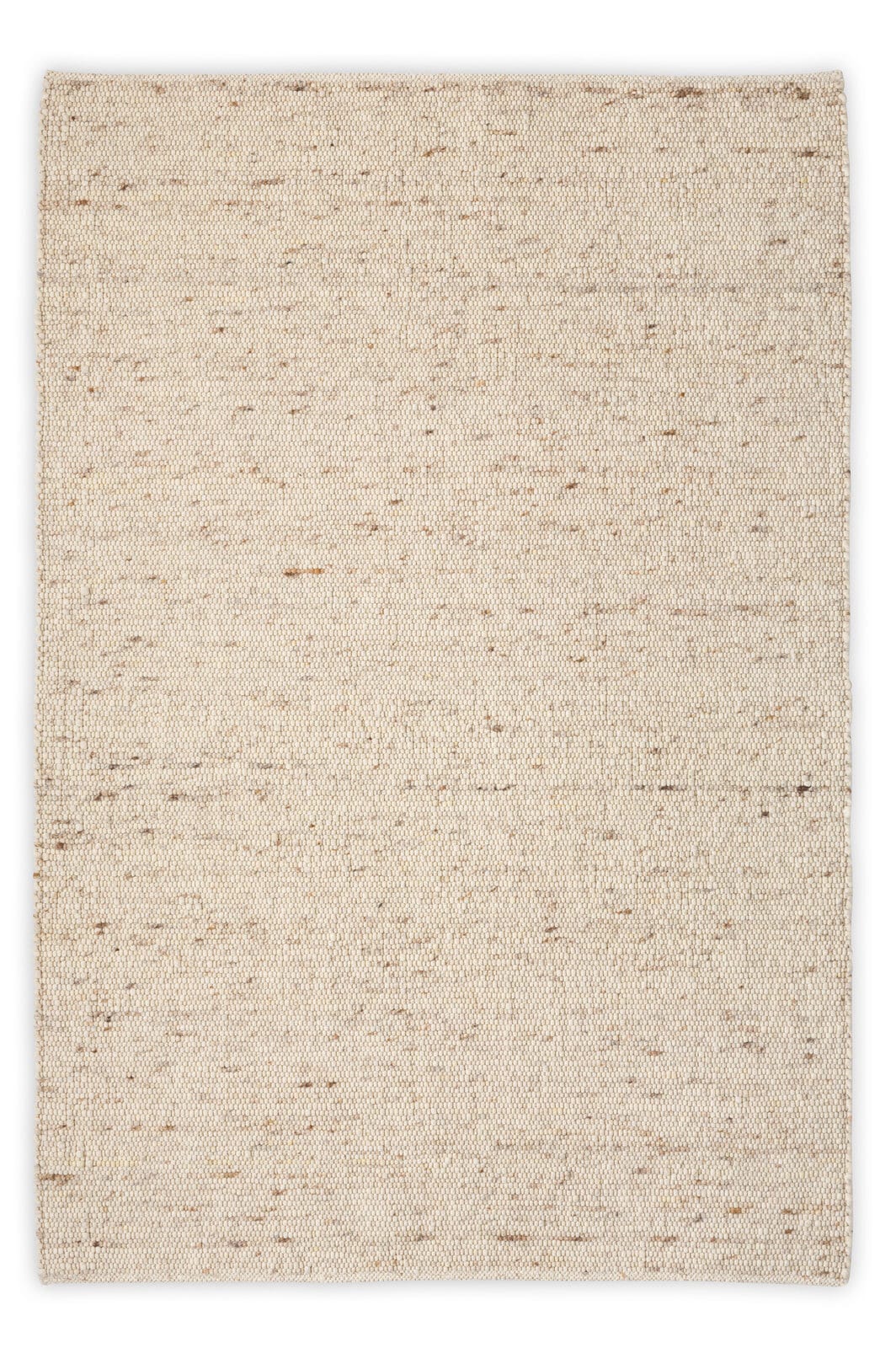 Wollteppich WOLFEGG Bubbles 90 x 160 cm beige   